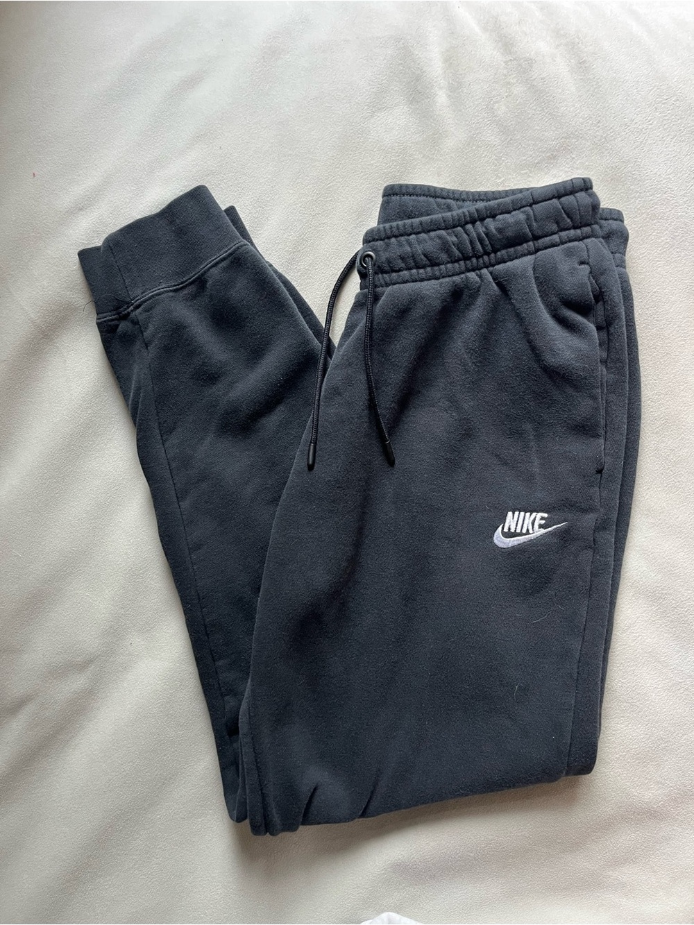 Nike Jogger Sweatpants with White Swoosh